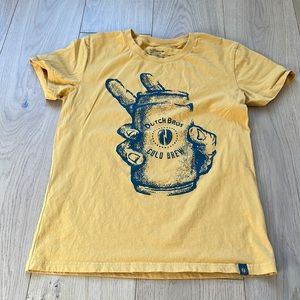Dutch bros yellow tshirt